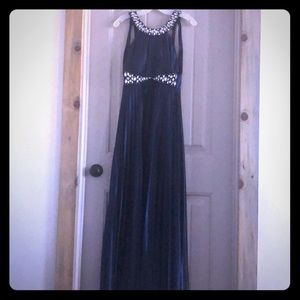 David’s bridal blue prom dress